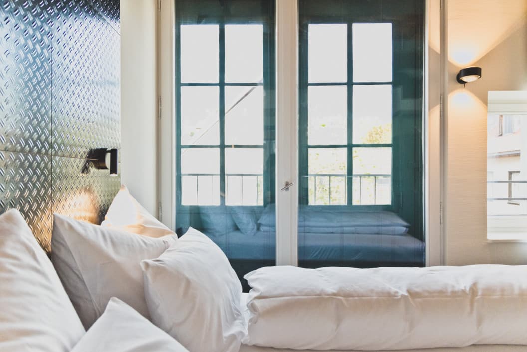 Room with king-size bed